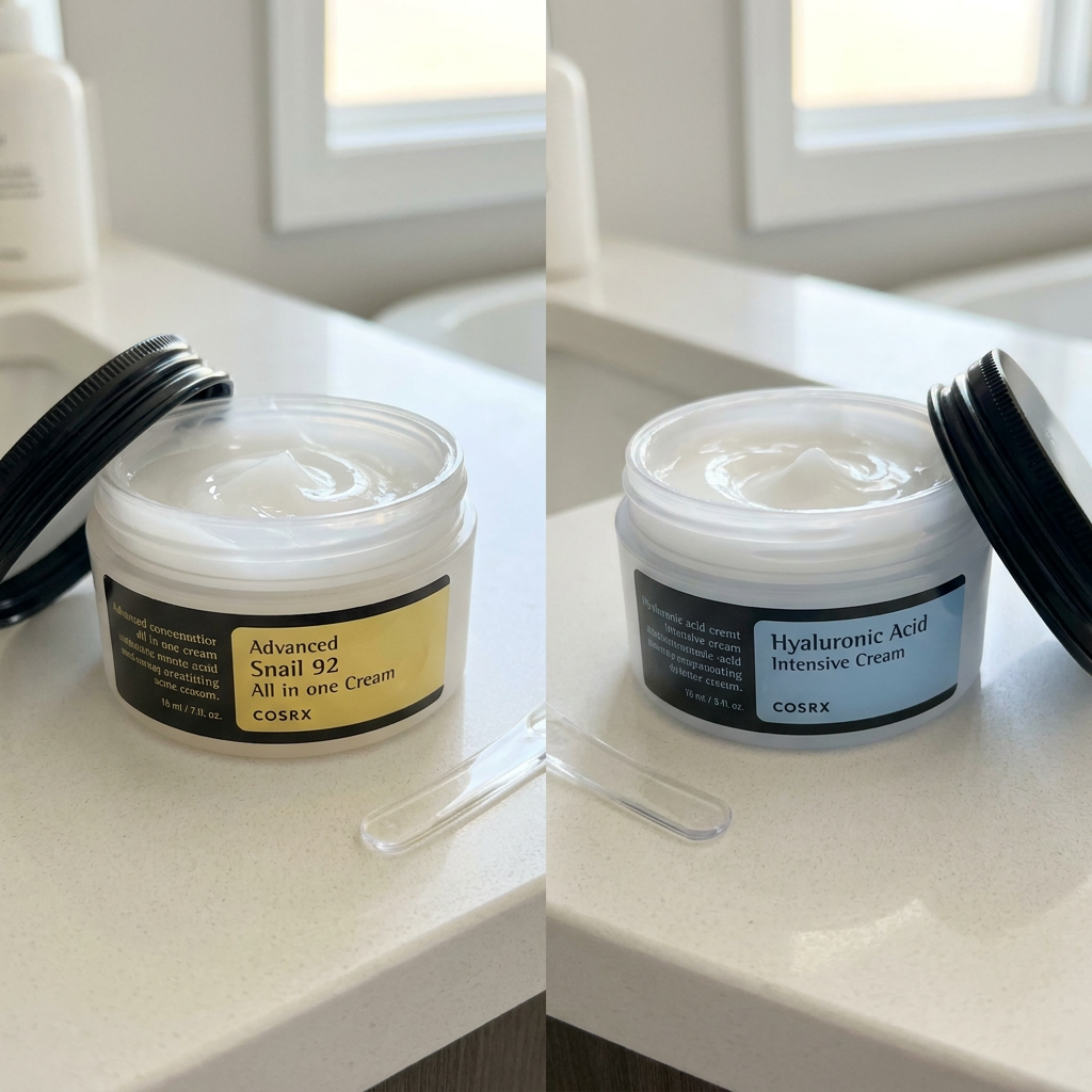COSRX Snail 92 Vs Hyaluronsyra: Skillnader Som Märks I Huden | comparison