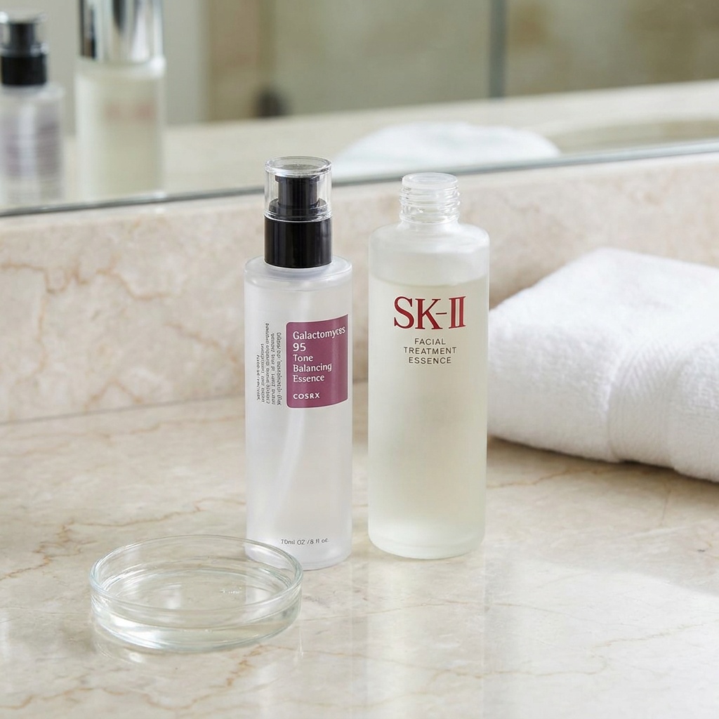 COSRX galactomyces vs SK-II: vad jämförs egentligen? | comparison