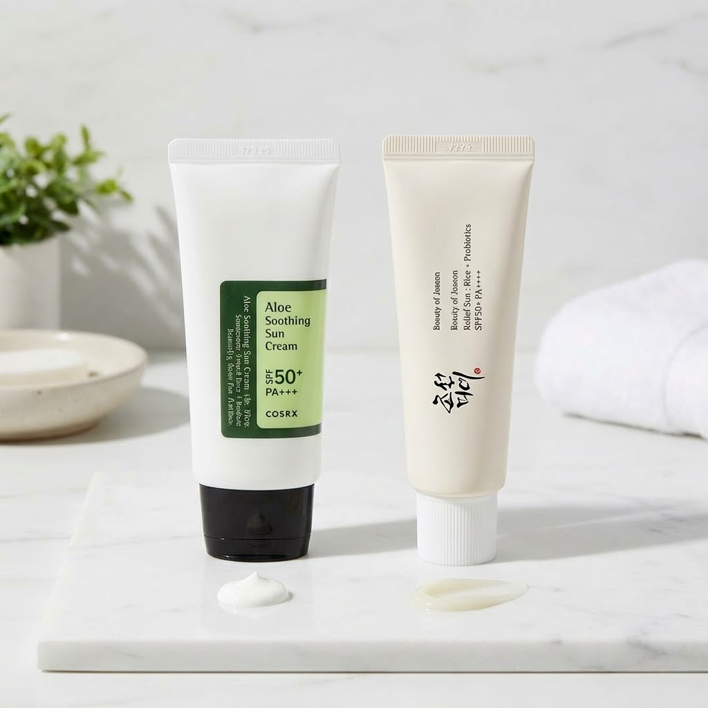 COSRX vs Beauty of Joseon solkräm: vad skiljer dem? | comparison