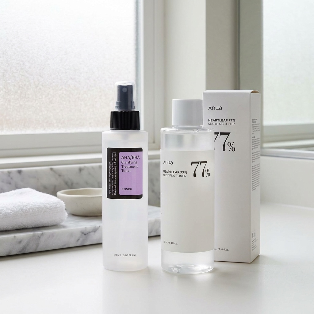 Tre saker att ta med sig från COSRX vs ANUA toner