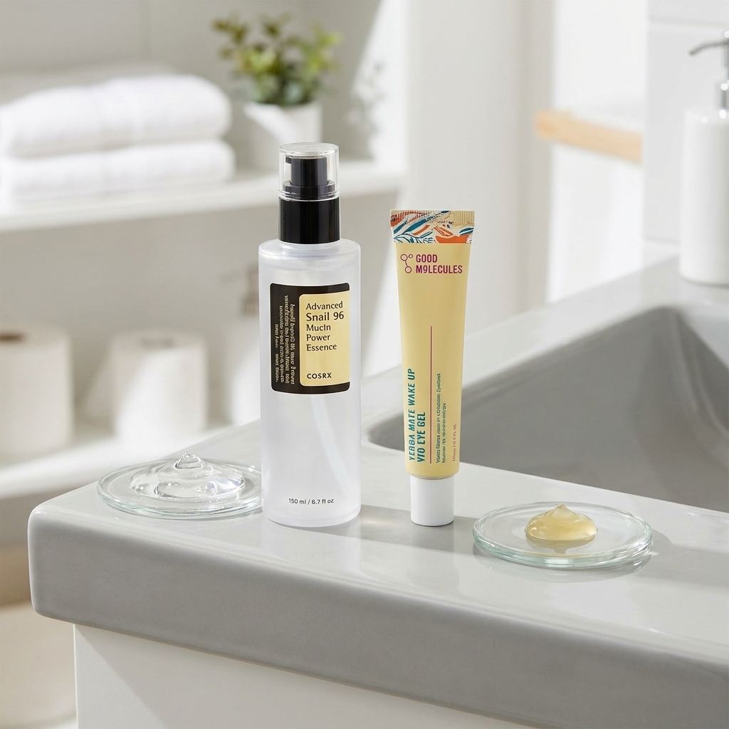 Hur skiljer sig COSRX vs Good Molecules i ingredienslogik och tolerans?