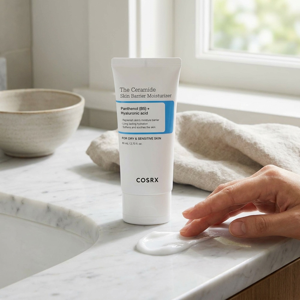 Hur känns COSRX Ceramide Skin Barrier på huden och under dagen?