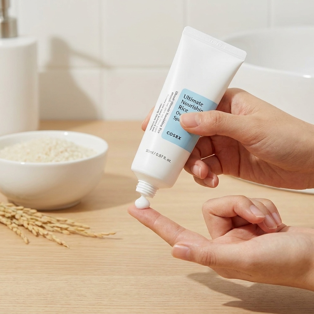 Hur ska COSRX Rice Overnight Mask appliceras för att undvika filmkänsla och tilläppning?