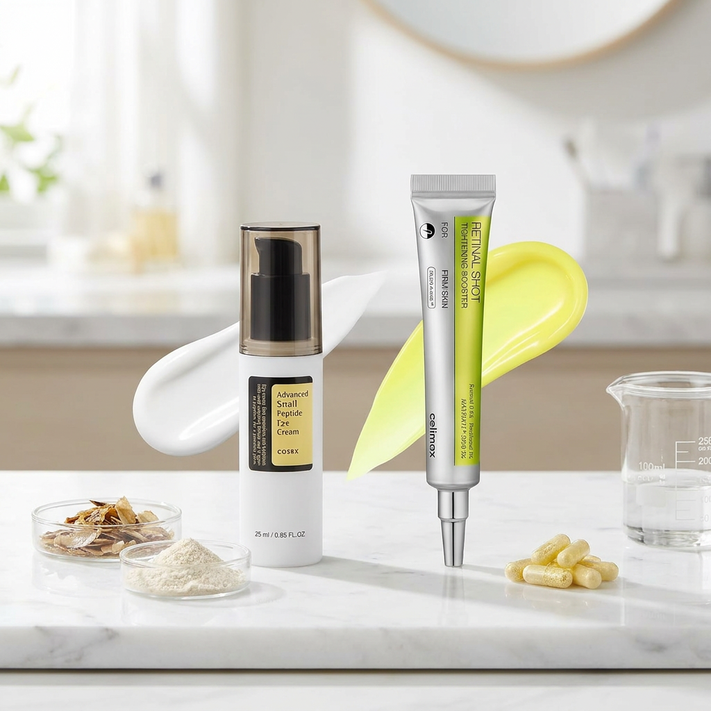 COSRX vs Innisfree retinol: skillnader som märks i huden | comparison