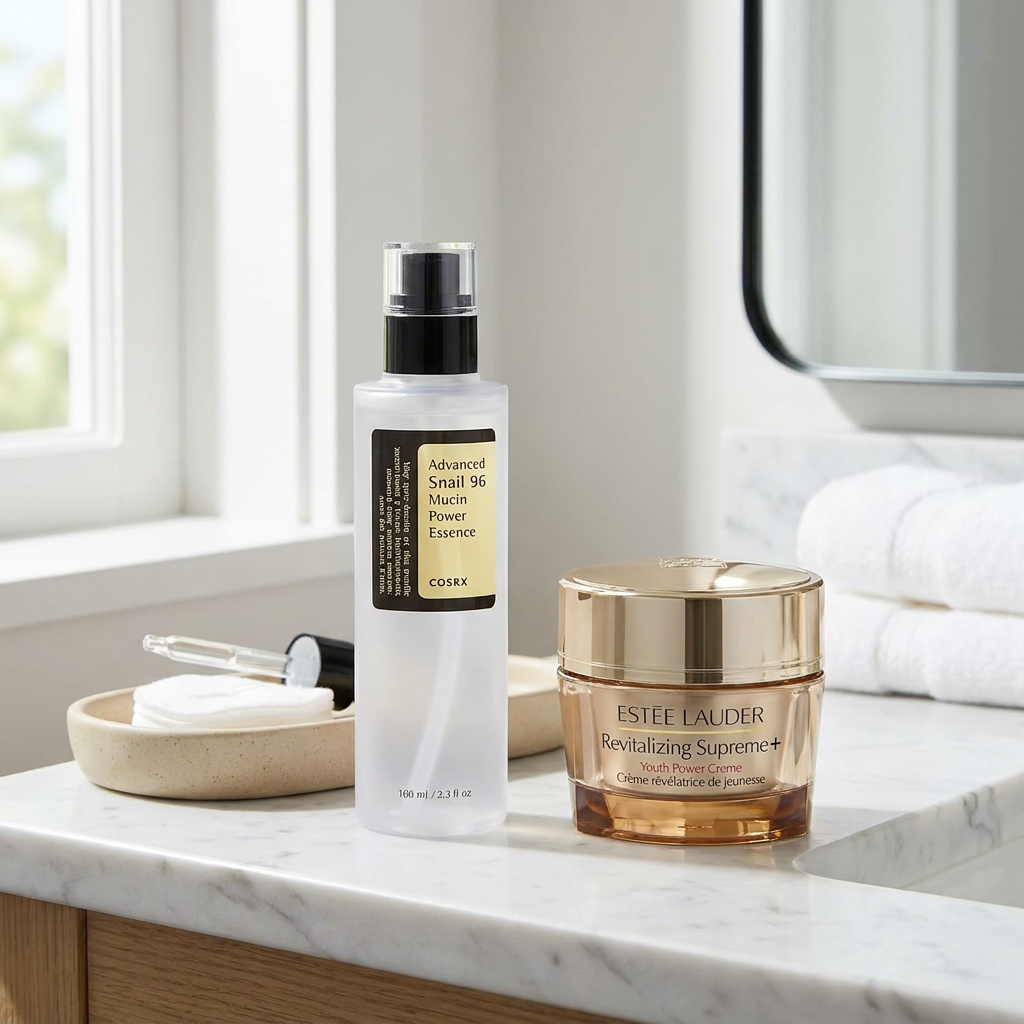 Fyra rutinscenarier som gör COSRX vs Estée Lauder mer konkret